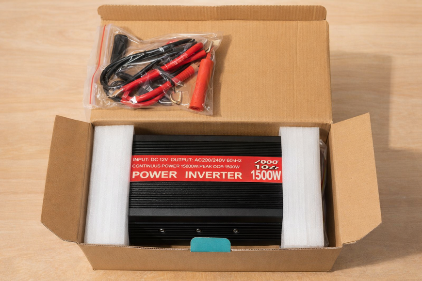 Інвертор напруги 12V &rarr; 220V, модифікований синус, 1500 Вт 11k12p295v2 фото