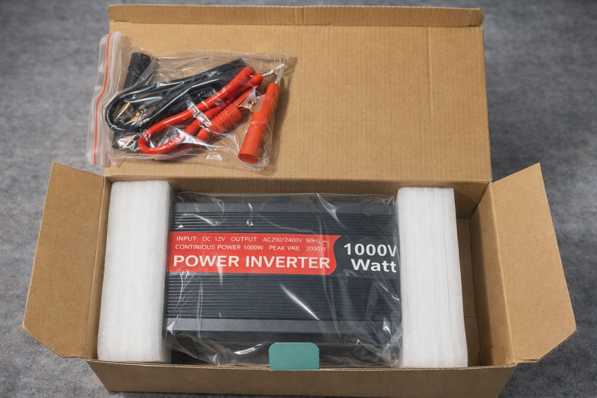 Інвертор напруги 12V &rarr; 220V, модифікований синус, 1000 Вт 11k12p295v1 фото