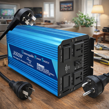 Інвертор напруги 12V &rarr; 220V, чиста синусоїда, 3000 Вт 04k06p019v3 фото