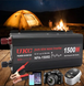 Інвертор, перетворювач напруги для котла та техніки 1500W 12V-220V (NFA-1500D), чиста синусоїда, 2&times;USB sp4138 фото 2